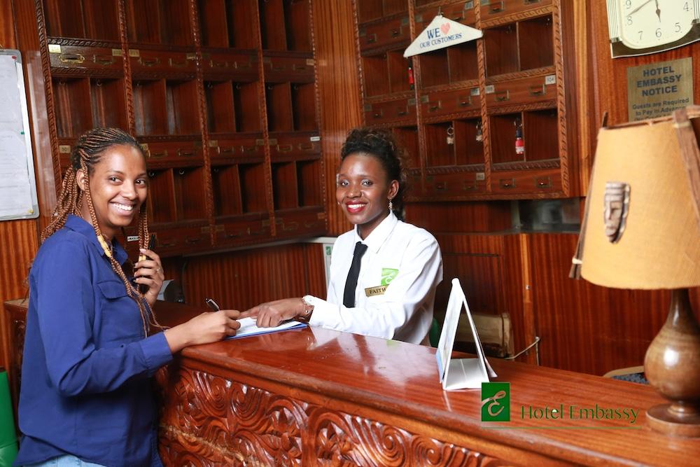 Hotel Embassy Nairobi Exterior foto